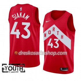 Dječji NBA Dres Toronto Raptors Pascal Siakam 43 Nike 2018-19 Crvena Swingman